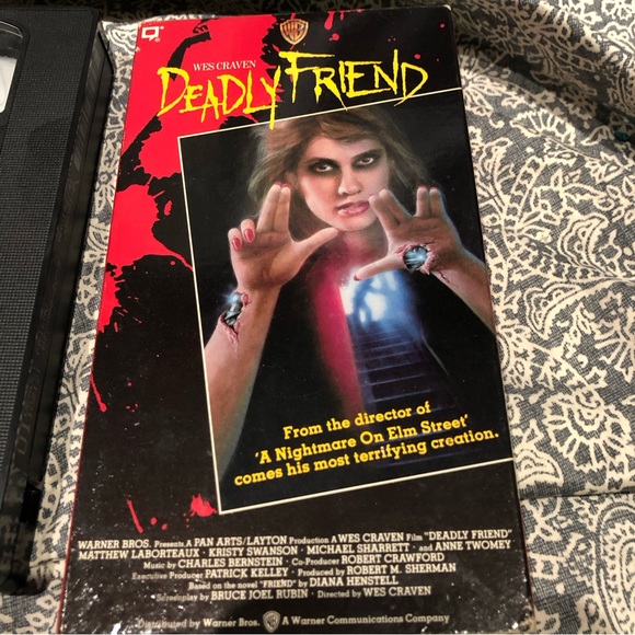 Wes Craven’s Deadly Friend VHS 1986 excellent condition - Picture 2 of 6